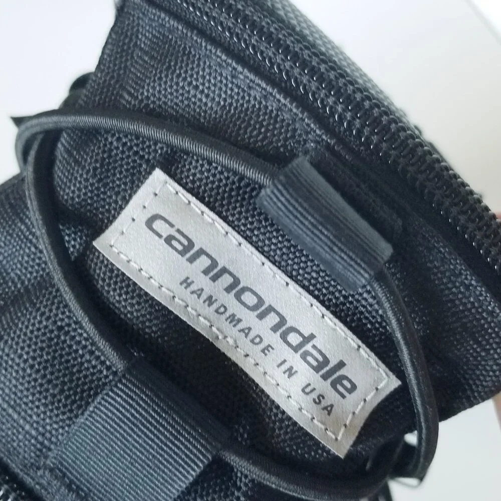 Cannondale Bike Saddle Expandable Zip-close Carrying Bag Pannier Pouch Seat Bag